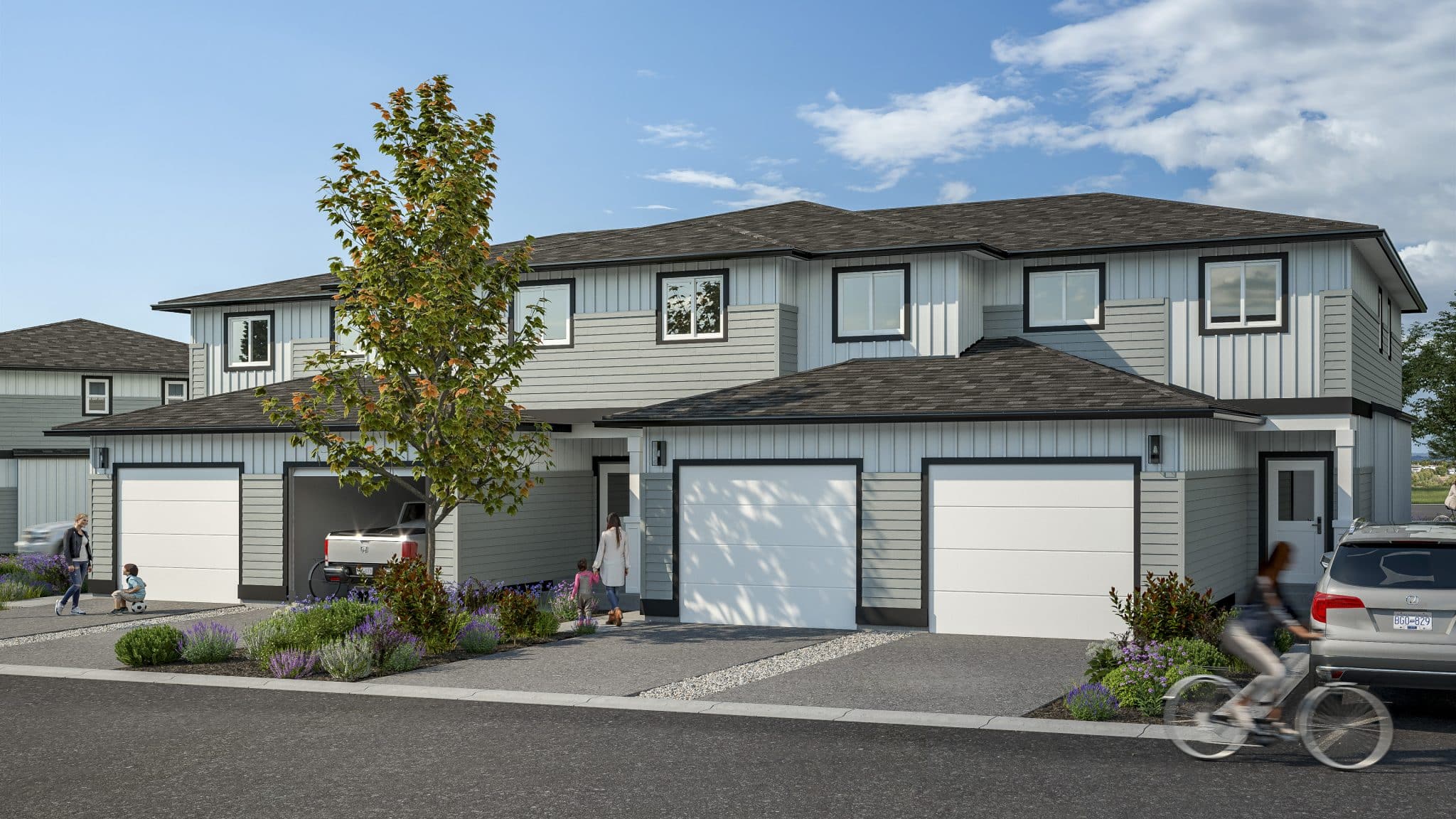 Exterior Rendering Vernon Townhomes