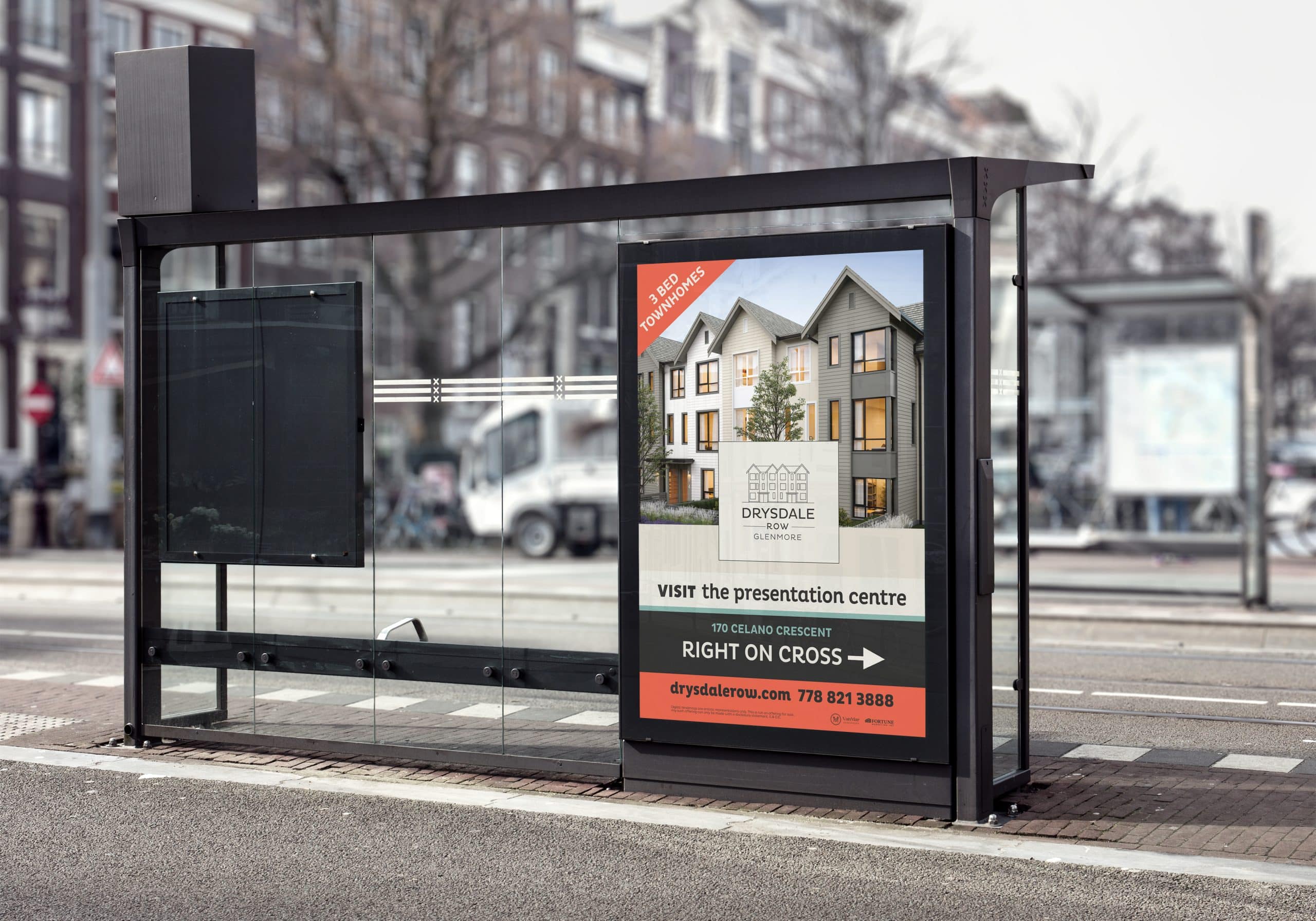 Drysdale Row Bus Shelter Advertising
